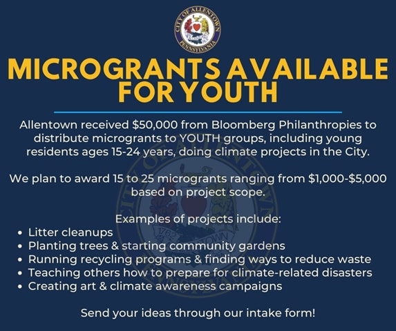 Microgrants Available for Youth