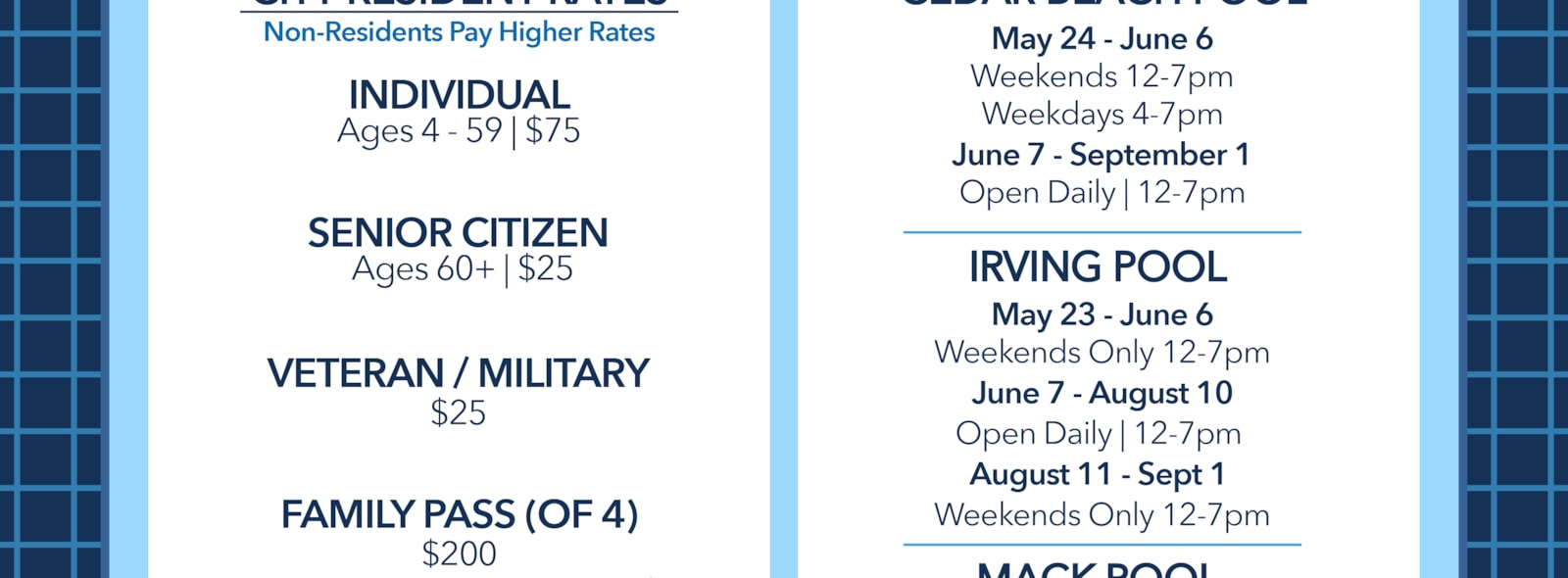 Allentown 2025 Pool Season Kicks Off Memorial Day Weekend