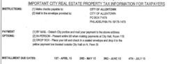 New Changes in 2022 City Real Estate Tax Bills